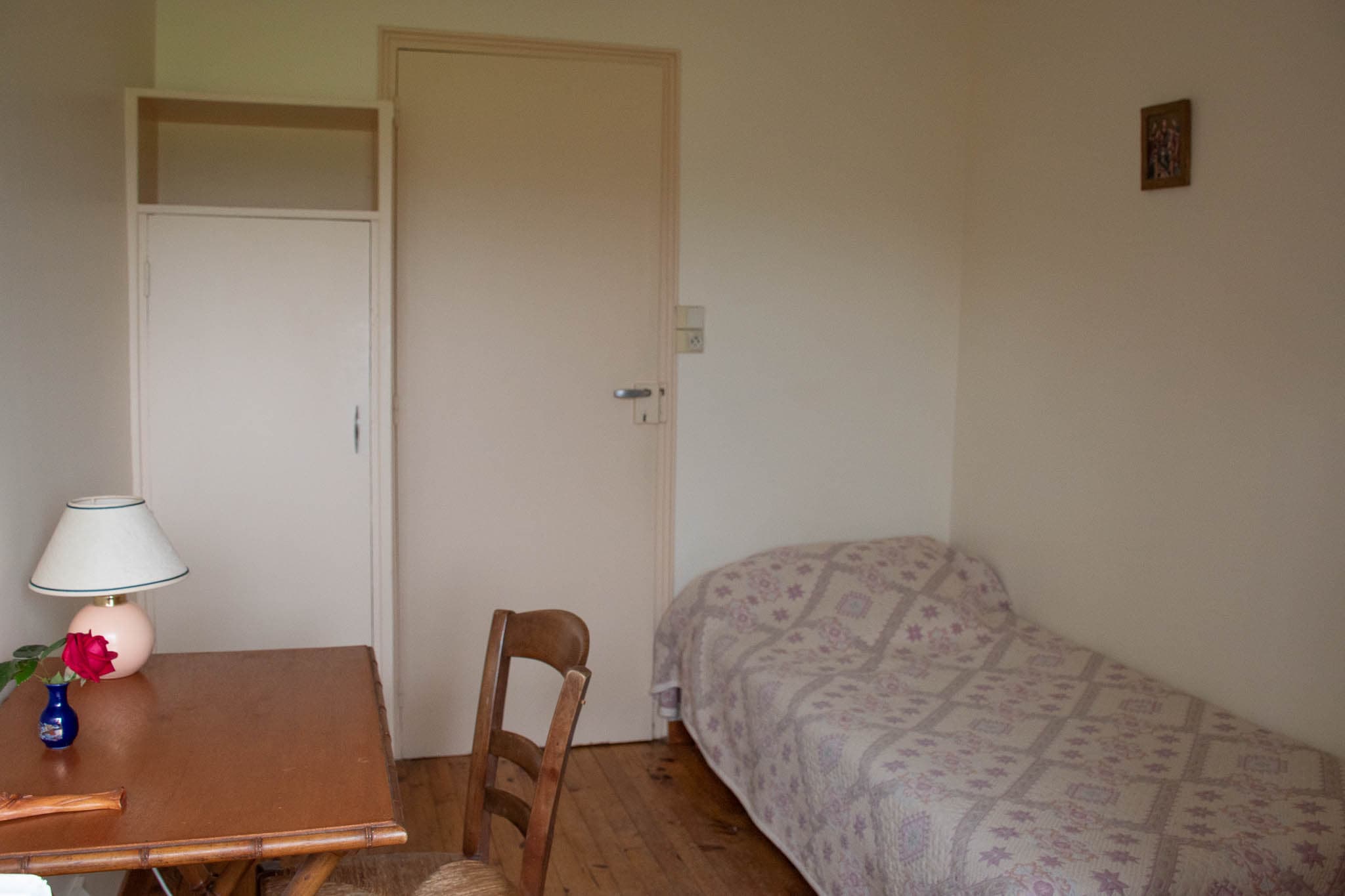 Chambre individuelle de l’espace d’hébergement