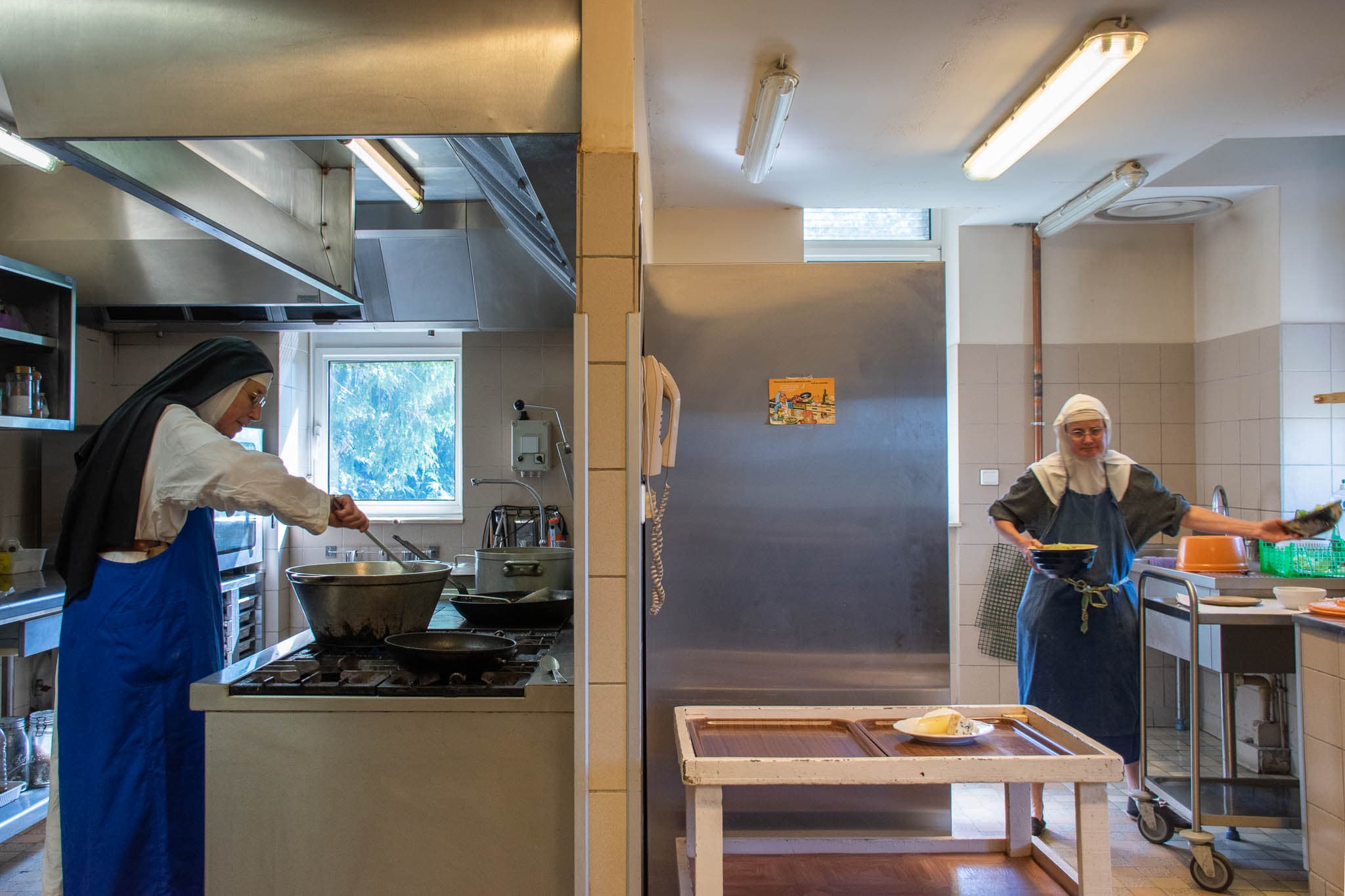 travail à la cuisine