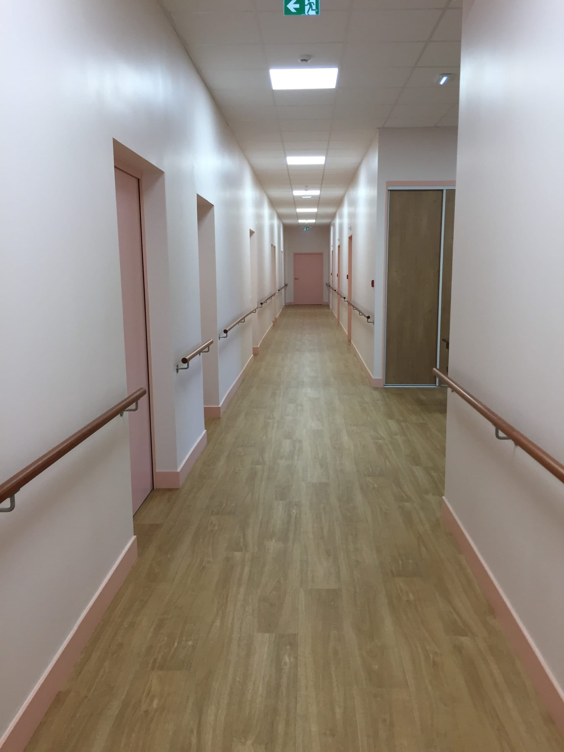Couloir desservant les chambres du monastère